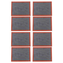 8X Perforierte Silikon Back Matte Anti Haft Back Ofen Zwischen Lage für Kekse / Brot / Makronen / Kekse Küchen Helfer