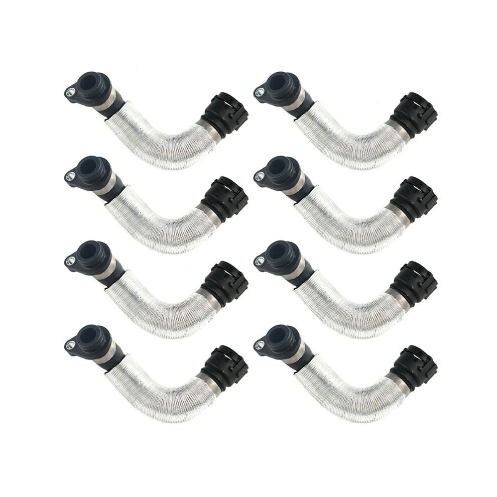 8X 11537572159 Radiator Coolant Hose Water Pipe For X1 Z4 E88 E87 E82 Black 4711053398445