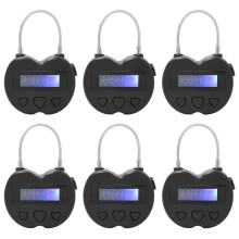 6X   Uhr LCD Display  Uhr Multifunktions Reise Timer, Wasserdichtes