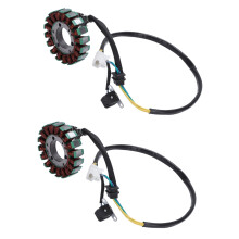 2X Motorrad Licht Maschine Generator für  GN250 GN 250 Magneto Stator Magneto Spule 250Cc Lade Spulen