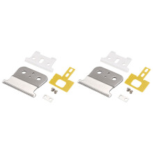 2X Silber für T Gliederung Klinge für für T Gliederung, für Gtx Ersatz Klinge, Weiße T Klinge + Silberne Stahl Klinge