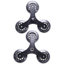 4 Teile Schwarz Waren Korb Trolley Caster Gepäck Koffer Roller Ersatz Rolle Riemen Scheibe Schiebe Rolle Rad Zubehör
