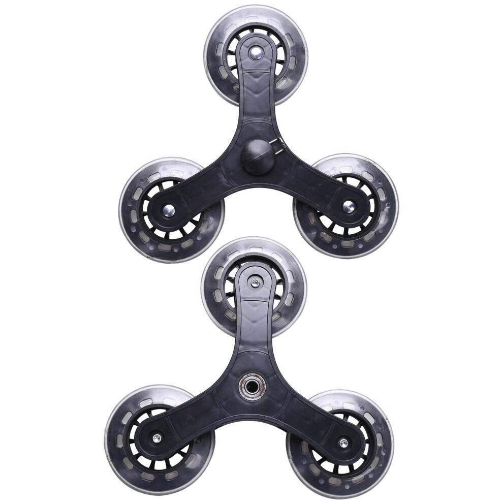 4Pcs Black Shopping Cart Trolley Caster Luggage Suitcase Roller Wheel Pulley Sliding Roller Wheel Accessories 6032343726747