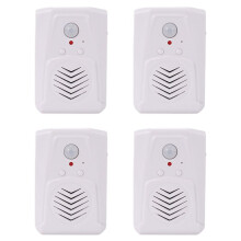 4X Sensor Motion Door Bell MP3 Infrared Doorbell Wireless PIR Motion Sensor Voice Prompter Welcome Door Bell
