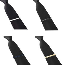 8Pcs Tie Clips for Men Tie Bar Clip Set for Regular Ties Necktie Wedding Business Clips