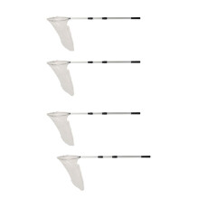 4X KäFer Netz Schmetterling Fangen Netz Fisch Netz Aus Nylon mit Teleskop Griff Ausziehbar Von 37 Zoll Bis 68 Zoll.