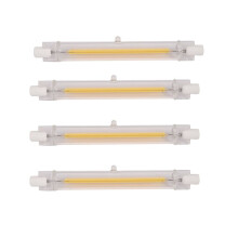 4X Dimmable R7S Led Cob 10W 118mm Led Light Bulbs Replace Halogen Lamp-Warm White Light 220V