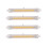 4X Dimmable R7S Led Cob 10W 118mm Led Light Bulbs Replace Halogen Lamp-Warm White Light 220V 1