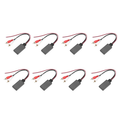 8X Car Universal Wireless  Module Music Adapter Rca Aux Audio Cable