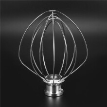 10X Stainless Steel Wire Whip Mixer Attachment for K45Ww 9704329 Flour Cake Balloon Whisk Egg Cream Stirrer