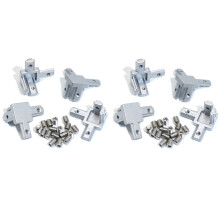 8 Stück 2020 Series 3 Wege Eckhalterung für 6 mm T Schlitz 20 x 20 mm Aluminium Extrusion Profil Nach EuropäIscher Norm