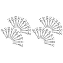 52pcs Shoes Spikes for Ice Aerator Shoes Spikes for Women Lawn Aerator Shoes Spikes Silver Lawn Shoes Spikes Metal