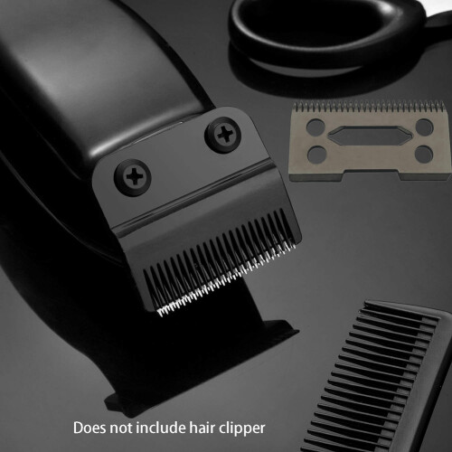 4 Pcs Ceramic Blade Ceramic Replacement Cutter ,28 Teeth Ceramic Clipper Blade Replacement Cutter 2-Hole Clipper,Black 2