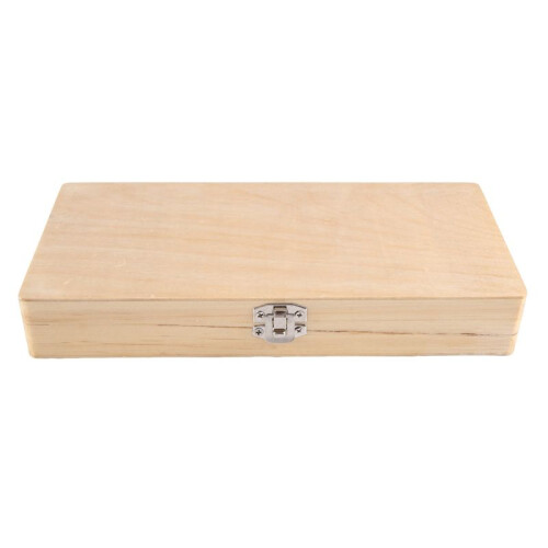 4X Wooden Slide Storage Box, Holds 50 Slides, Microscope Slide Box 2
