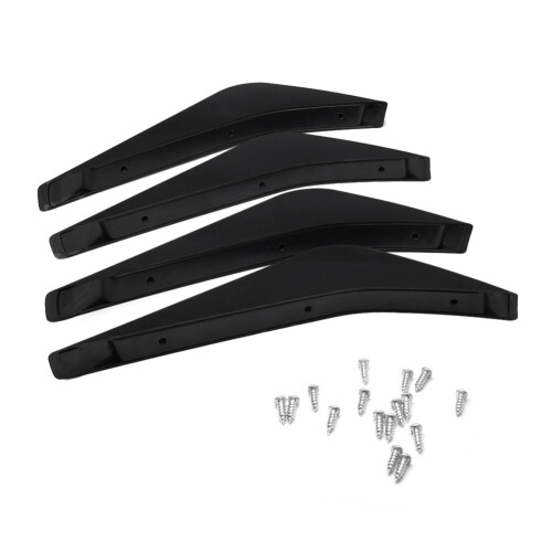 8x Car Rear Bumper Air Diffuser Fin Spoiler for  Corvette C7 2014-2019 2