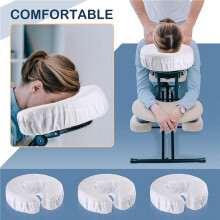 24Pcs Face Cradle Covers for Massage Table Reusable Massage Table Rest Covers Oil Proof Headrest Cradle Sheets