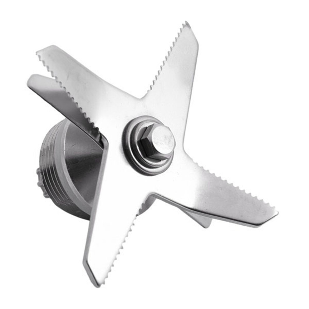 2X Durable Quality Stainless Steel Silver+Black Blade And Drive Socket Combo Kit For Blender Parts 4711602653254
