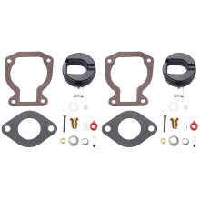 2X Carburetor Repair Kit with FLOAT 4-15 PS for Johnson Evinrude 398453 Repair