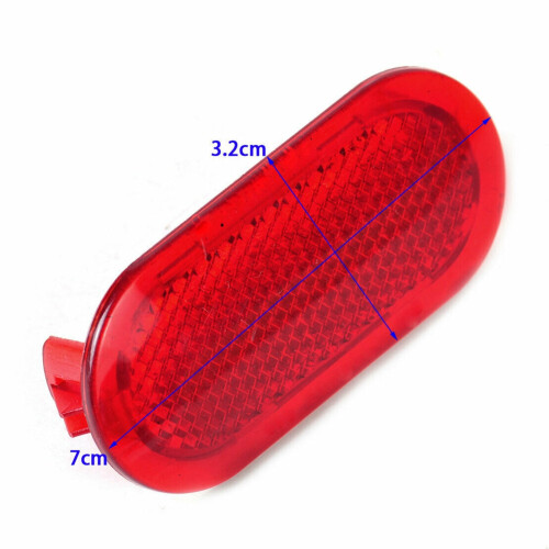 4Pcs Red Interior Door Panel Warning Light Cap Reflector for  Beetle Caddy  6Q0947419 2