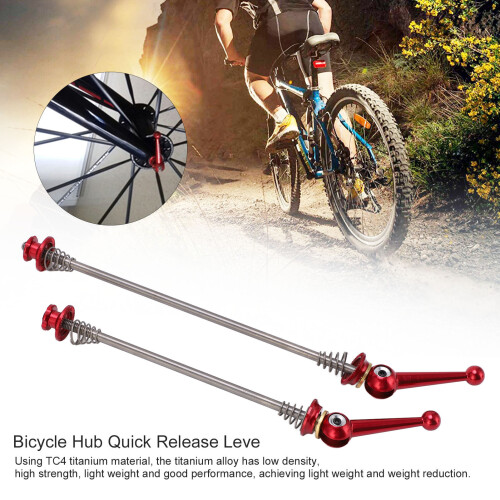 Lightweight Bicycle Axle Skewers - Front & Rear