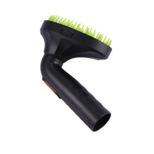 2X Pet Grooming Brush Loose Puppy Hair Cat Dog Fur Vacuum Cleaner Nozzle Cleaning Black + Green