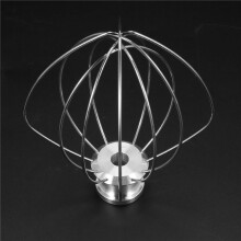 4X Stainless Steel Wire Whip Mixer Attachment for K45Ww 9704329 Flour Cake Balloon Whisk Egg Cream Stirrer