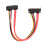 SATA 22pin Data/Power Combo Cable 1ft M/F PVC 15