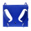 Practical Wall Mount Helmet Holder Compact Design Ideal-Blue 1