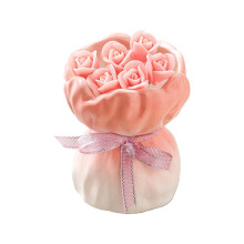 Artistic Ceramic Vase with/without Rose Shape Forks Set For-2 2