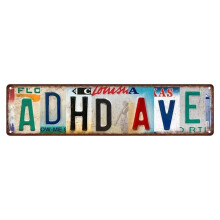 Elegant Antique Iron Wall Decors Sign Retro Design-D