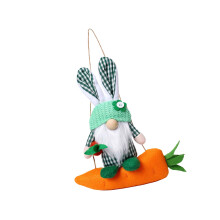 Jouet en peluche de pâques, lièvre, carotte,-Hommes de plaid