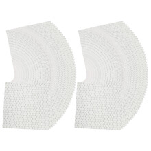 Pack Of 50/100 Aluminum Foil Burger Papers Double Layer-100pcs