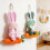 Plush Hare Carrot Doll Easter Hanging Ornament For-Yellow 5