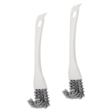 Durable Grill Grate Brush With Nylon Bristles And Rear-2
