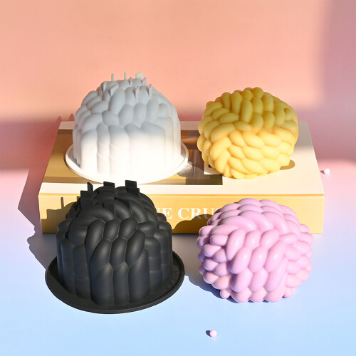 Yarn Ball Designs Silicone Molds For Mousse Cakes-Black 2