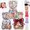 Small Plastic Bear Shaped Container Candy Holder-Mixed colors 2