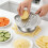 Steel Colander With Side Draining Holes For Rice And-Silver 1 6