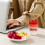 Novelty Ceramic Rose Cake Forks Romance Tableware For-2 1 6