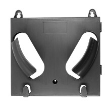 Wall Mounted Hard Hat Holder Durable ABS Materials For-Gray