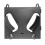 Wall Mounted Hard Hat Holder Durable ABS Materials For-Gray 1