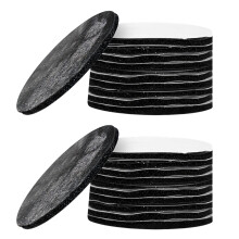 10Piece Adhesive Tape Hook and Loop Fasteners For Fixing-Black