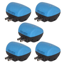 5X Pneumatic Pulsator for Cow Sheep Milker Milking Machine Stainless Steel Connectors Plastic Case Adjustable Rate 60/40