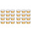 Dessert Cups with Lids, 100 Pack Gold Aluminum Foil Baking Cups Holders 1