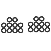 20Pcs Black Rubber Oil Drain Plug Gaskets Washer Replacement for 12616850 3536966 097-119