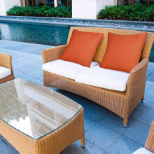 4Pcs Outdoor Waterproof Throw Pillow Covers Water Resistant Garden Chair Cushion Case for Couch Decoration 18X18 Inches