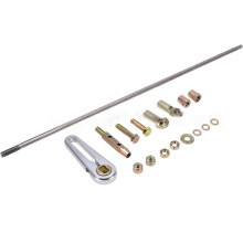 Transmission Shift Linkage Kit Adjustable Column Shifter Arm for 4L60E 4L80E TH350 Easy Installation