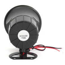 12V 20W Car Truck RV Air Electric Siren Horn Speaker Van PA Loud Sound Alarm