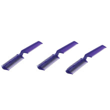 3X Metal Blade Plastic Hair Comb Cutter Trimmer