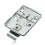 6X Metal Snap Finish Suitcase Suitcase Lock 30X43mm Silver 2