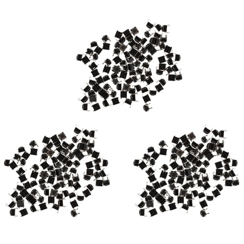 300 Pcs 6X6X4.5mm Panel PCB Momentary Tactile Tact Push Button  4 Pin DIP